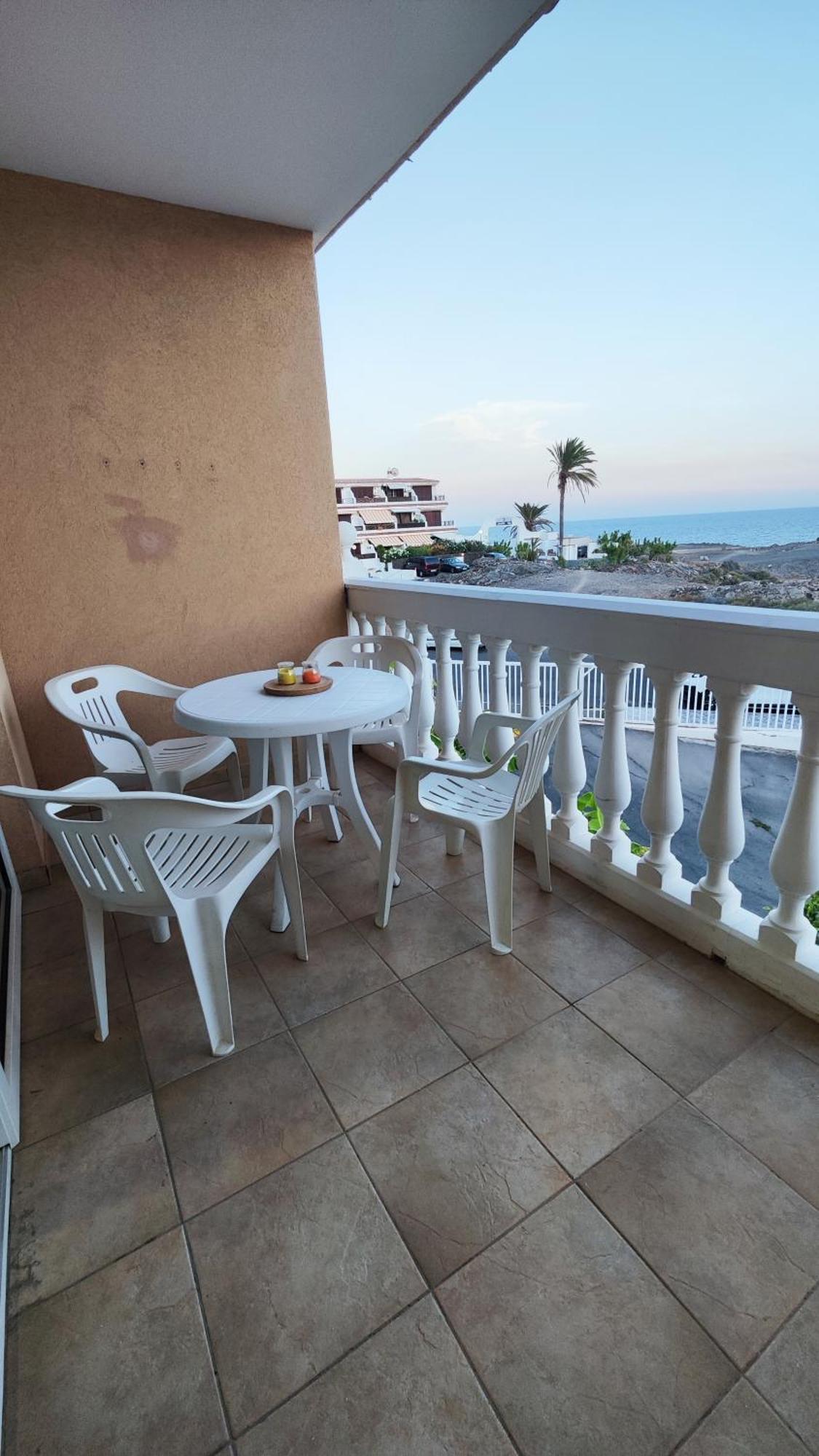 Encantador Estudio Con Terraza Privada Y Espectaculares Vistas Al Mar En Costa Del Silencio, Cerca De Los Cristianos Kültér fotó