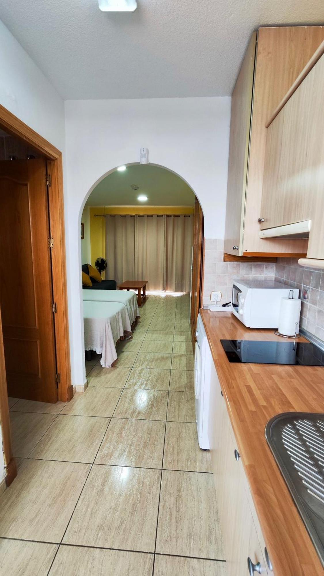 Encantador Estudio Con Terraza Privada Y Espectaculares Vistas Al Mar En Costa Del Silencio, Cerca De Los Cristianos Kültér fotó